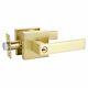 Gold/stain Brass Finish Flat 3 Pack Entry Lock(keyed Alike)front /exterior Door