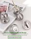 Home Improvement Direct 4 Pack Keyed Alike Entry Door Knobs And Single Cylinder
