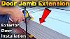 How To Build And Install A Door Jamb Extension Exterior Door Installation