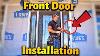 How To Install A Front Door With Two Sidelights