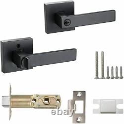 Keyed Entry Heavy Duty Lock Handle or Exterior Door&Front Door in Matt Black