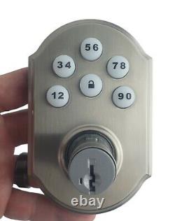Kwikset 912TNL-ZW Tustin Electronic Keyless Keypad Door Lever Set