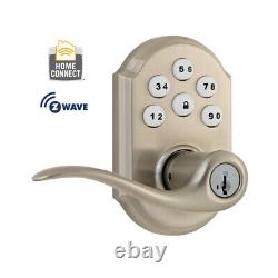 Kwikset 912TNL-ZW Tustin Electronic Keyless Keypad Door Lever Set Nickel
