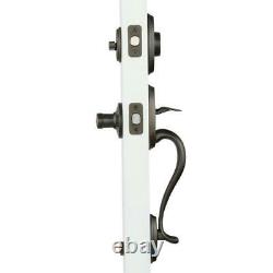 Kwikset Door Handle Set Keyed Entry Single Cylinder Deadbolt Universal Exterior