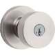 Kwikset Pismo Contempoaray Satin Nickel Entry Knob With Smart Key Pack Of 4