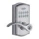 Kwikset Smartkey Satin Chrome Metal Electronic Touch Pad Entry Lever -pack Of 1
