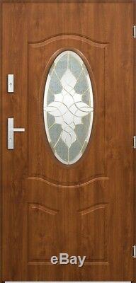 Lupus classic door with glass / exterior front entry door