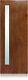 Luxdoors Avanti Design 36 X 96 Modern Mahogany Wood Front Entry Door