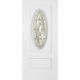 Luxdoors Belleville Design 36 X 80 Smooth Fiberglass Oval Glass Classic Door