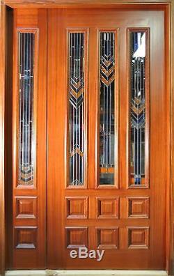 Luxury Mahogany Front Entry Exterior Wood Door