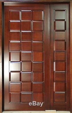 Luxury Mahogany Front Entry Exterior Wood Door
