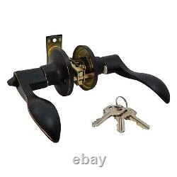 New ORB Deadbolt Door Knob Lever Lock Handles Entry Passage Privacy Dummy