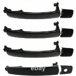 New Set of 4 Exterior Door Handles Front & Rear Driver Passenger Side Coupe
