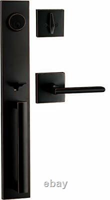 Odisch Full Escutcheon Handleset Front Door Entry Handle And Deadbolt Lock Set S