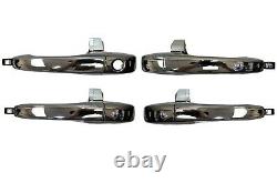 Outside Door Handle, Chrome Finish No Smart Entry, Front/Rear Left/Right