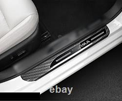 Outside Door Sill Plate Entry Guards Protector Trim For 2019-2021 Nissan Altima