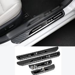 Outside Door Sill Plate Entry Guards Protector Trim For 2019-2021 Nissan Altima