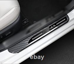 Outside Door Sill Plate Entry Guards Protector Trim For 2019-2021 Nissan Altima