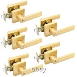 Pack Entry Door Levers with Keys for Exterior Entry Door Lock with Keys 5