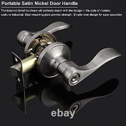 Pack Keyed Alike Entry Door Levers Entry Exterior Door Handle(Keyed Alike) 6