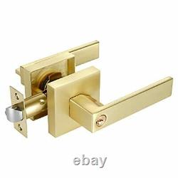Pack Square Heavy Stain Brass Entry Lock(Keyed Alike)Front /Exterior Door 6