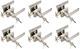 Pack Of 6 Keyed Entry Lever Lock For Exterior Door And Front Door Heavy Duty Lev