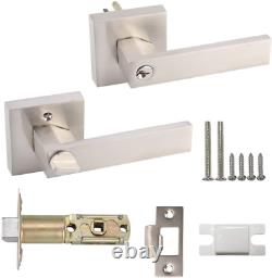 Pack of 6 Keyed Entry Lever Lock for Exterior Door and Front Door Heavy Duty Lev