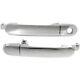 Pair Set Of 2 Exterior Door Handles Front Or Rear Left-and-right Performance