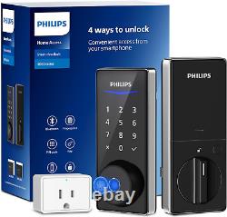 Philips Wi-Fi Smart Door Lock, Keyless Entry Door Lock with App Control, Fingerpr