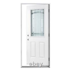 Quick Mount 36Entry Doors for House Bedroom with Internal Grilles, Frame