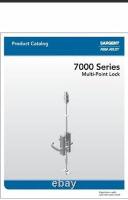Sargent/Assa Abloy internal vertical rod set withtrim, 7013 series RR 1 3/4 door