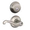 Schlage Fb50nv-fla Flair Keyed Entry Leverset And Deadbolt Combo