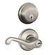Schlage Fb50nv-fla Flair Keyed Entry Leverset And Deadbolt Combo Nickel