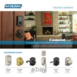 Schlage FE575-CAM-ACC Camelot Keypad Entry Bronze