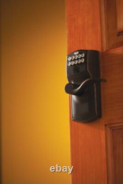 Schlage FE575-CAM-ACC Camelot Keypad Entry Bronze
