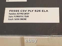 Schlage FE595CSVPLY626ELA Keypad Plymouth Commercial Lever Entry Door Satin Chrm