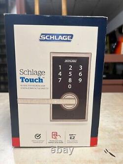 Schlage Touch Century Lock with Latitude Lever (Satin Nickel)