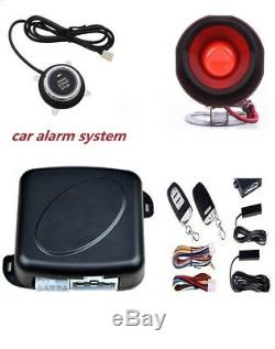 Smart PKE Passive Keyless Entry Car Alarm System Starter Push Button Remote Kit
