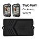 Two Way Car Alarm System Remote Keyless Entry Door Central Locking Trunk Release