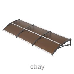 VEVOR Window Door Awning Canopy 38 x 117, UPF 50+ Polycarbonate Entry Door Out