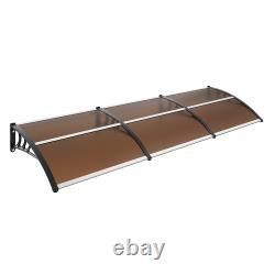 VEVOR Window Door Awning Canopy 38 x 117, UPF 50+ Polycarbonate Entry Door Out