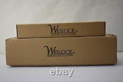 Weslock 06691-N-002D Wood Entry Handle Satin Nickel Inside & Outside 2 Pack