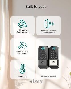 WiFi Smart Door Lock Set Keyless Entry Front Door Lock with Knob Digital K