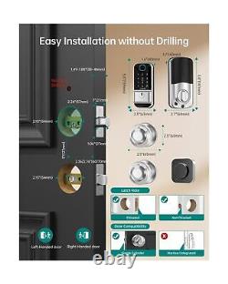 WiFi Smart Door Lock Set Keyless Entry Front Door Lock with Knob Digital Key