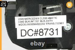 07-14 Mercedes W216 Cl550 Cl600 Poignée De Porte De Conducteur Gauche Sans Clé Go Noir Oem