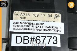 07-14 Mercedes W216 Cl600 Gauche Conducteur Poignée De Porte Latérale Keyless Go Noir Oem