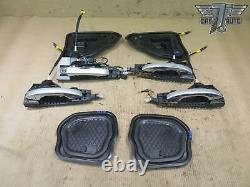 12-17 Audi 4g A7 8pcs Door Keyless Entry Exterieur Handle Plate Couver Set Oem