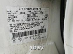 2007-2010 Ford Edge Driver Porte Avant Avec Bloc D'entrée Sans Clé Blanc 2688228