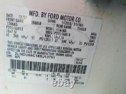 2007-2010 Ford Edge Driver Porte Avant Avec Bloc D'entrée Sans Clé Blanc 3579636