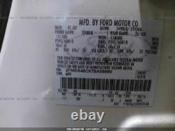 2007-2010 Ford Edge Driver Porte Avant Avec Plaque D'entrée Sans Clé Blanc 2787022